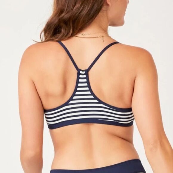 New Carve Stinson striped bikini razorback swimsuit top XL - Picture 4 of 7